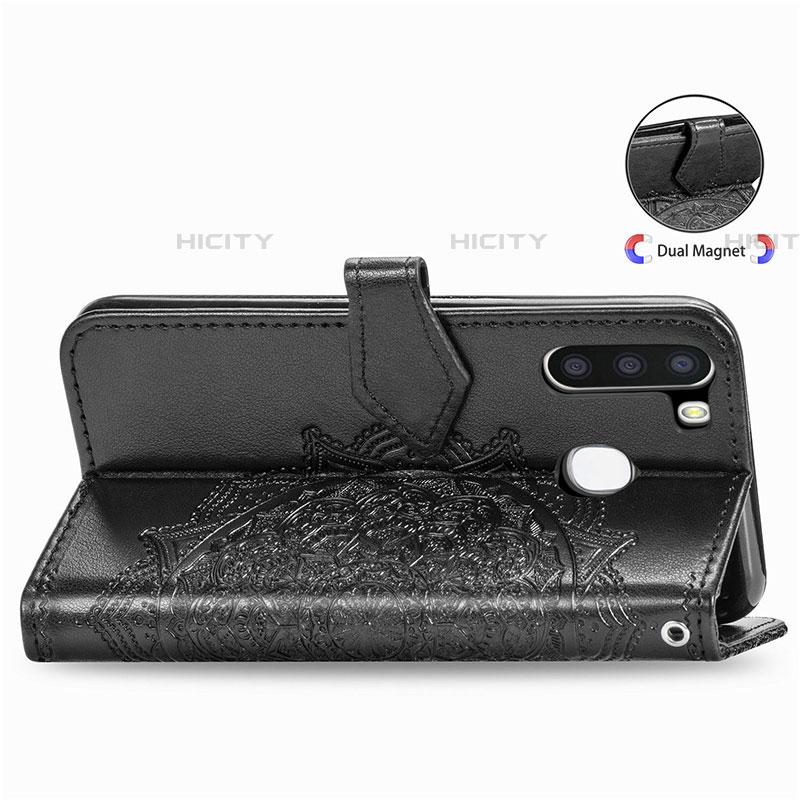 Funda de Cuero Cartera con Soporte Patron de Moda Carcasa para Samsung Galaxy A21 European