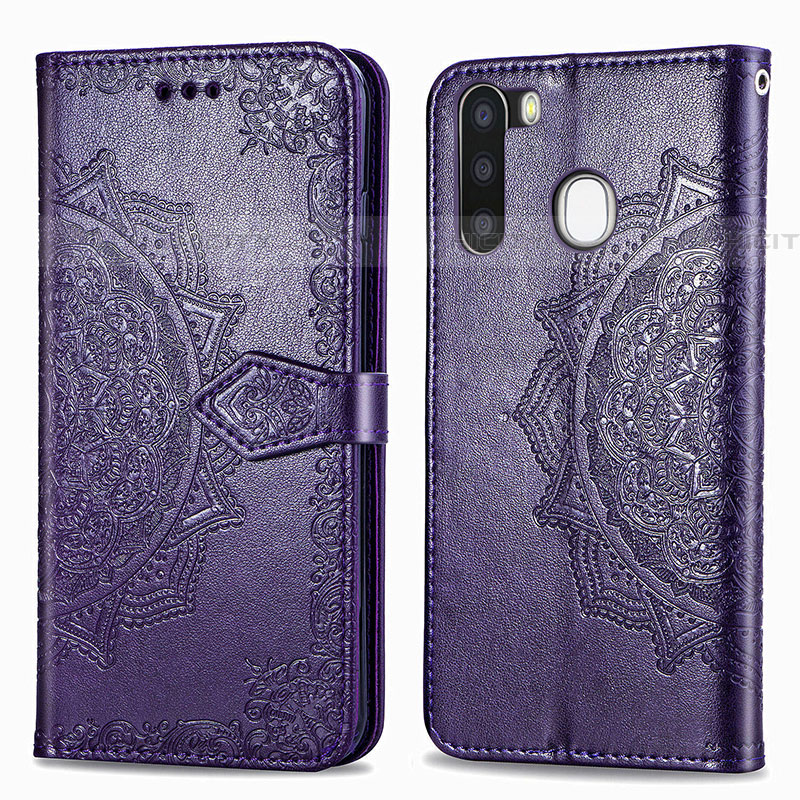 Funda de Cuero Cartera con Soporte Patron de Moda Carcasa para Samsung Galaxy A21 European