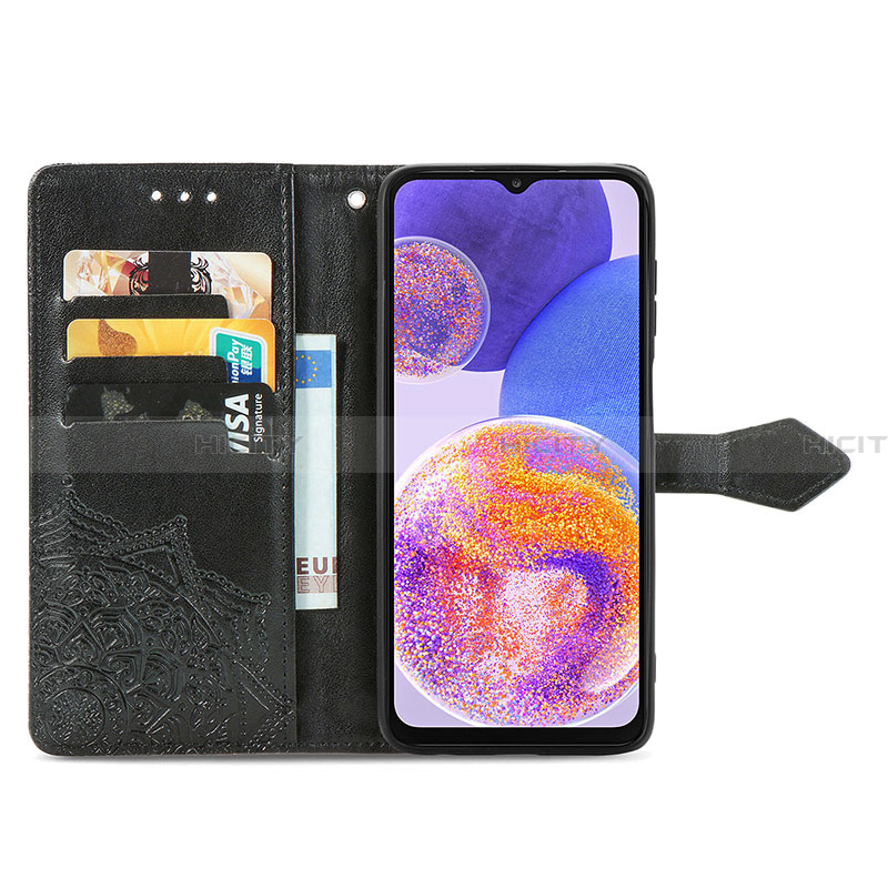 Funda de Cuero Cartera con Soporte Patron de Moda Carcasa para Samsung Galaxy A23 4G