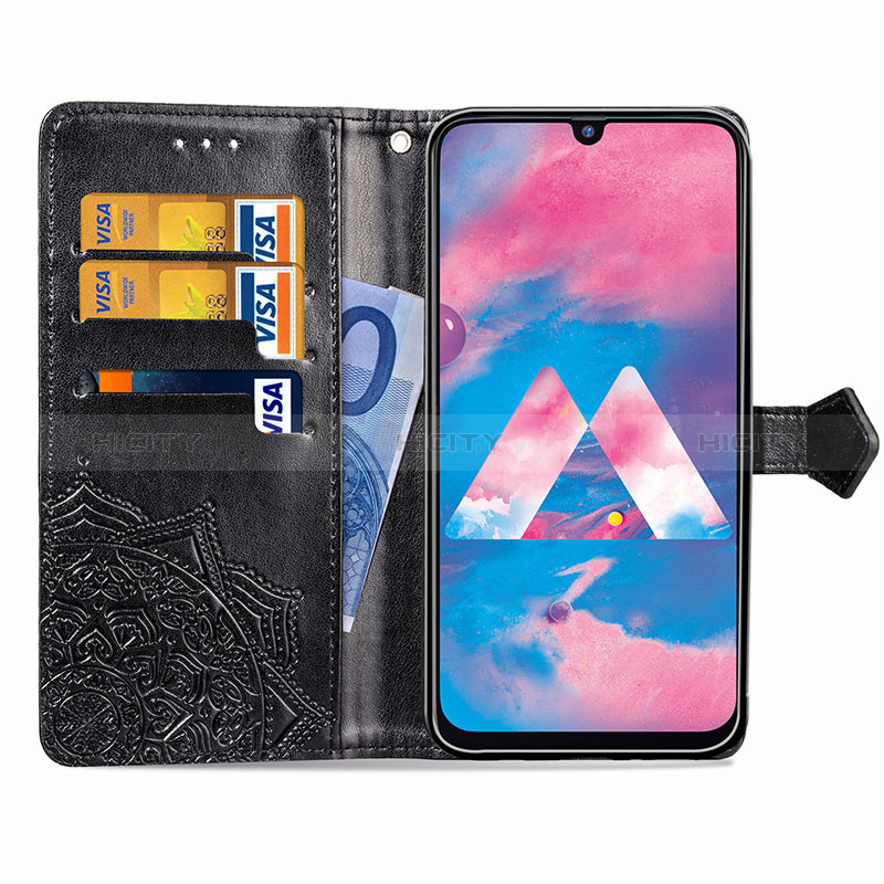 Funda de Cuero Cartera con Soporte Patron de Moda Carcasa para Samsung Galaxy A40s