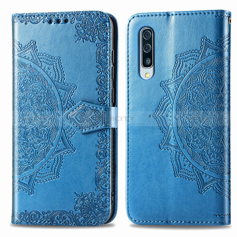 Funda de Cuero Cartera con Soporte Patron de Moda Carcasa para Samsung Galaxy A50