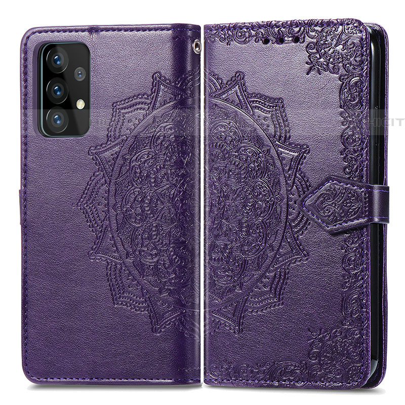 Funda de Cuero Cartera con Soporte Patron de Moda Carcasa para Samsung Galaxy A52 5G