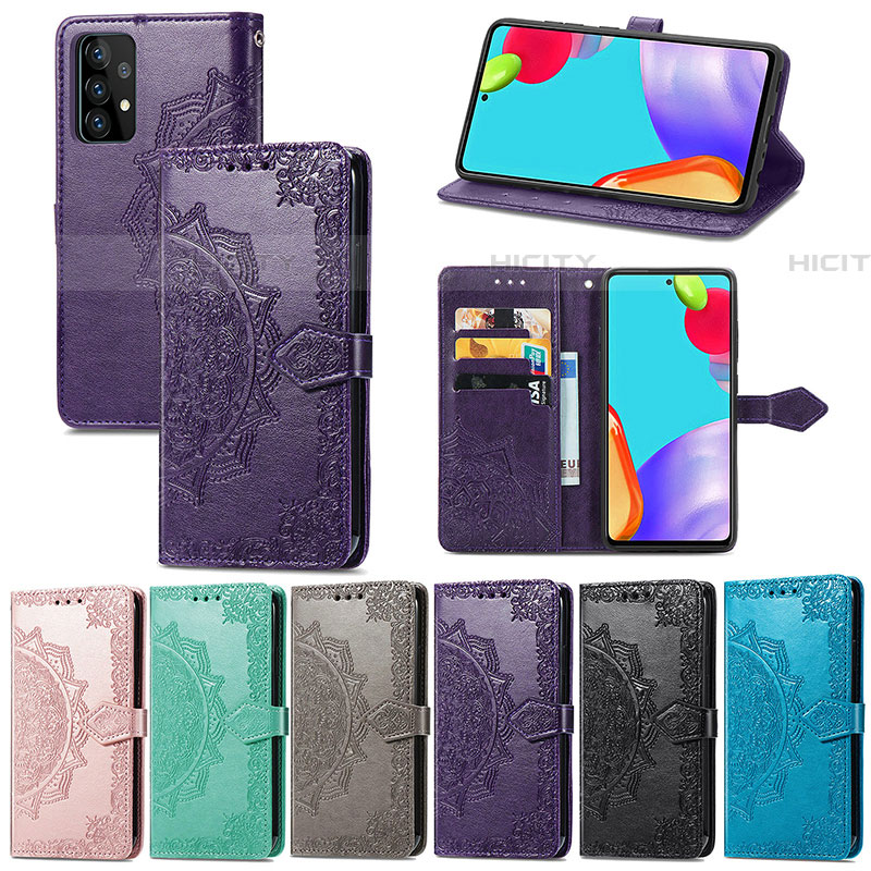 Funda de Cuero Cartera con Soporte Patron de Moda Carcasa para Samsung Galaxy A52 5G