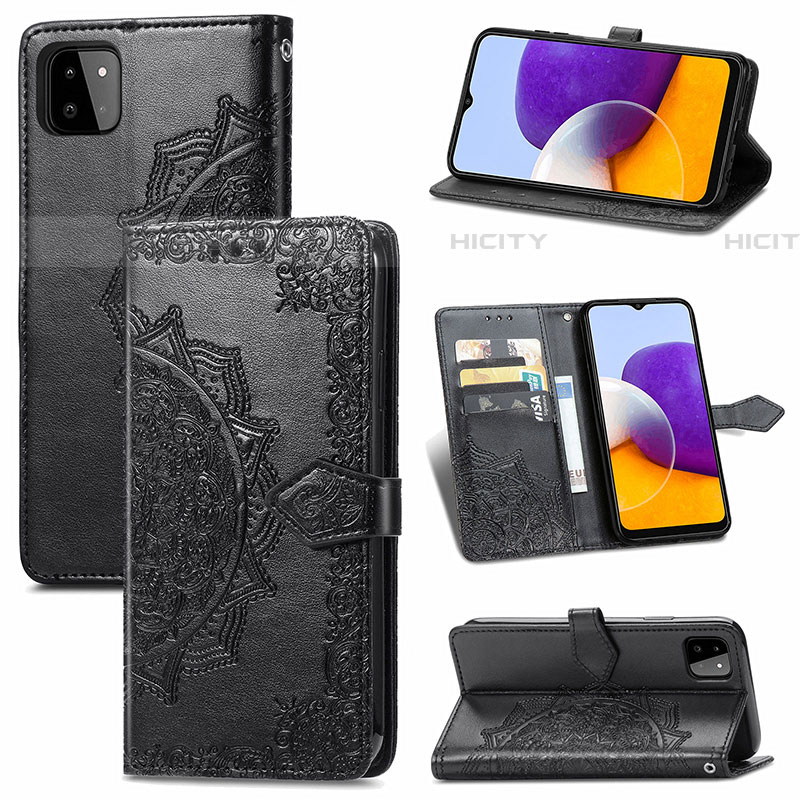 Funda de Cuero Cartera con Soporte Patron de Moda Carcasa para Samsung Galaxy F42 5G