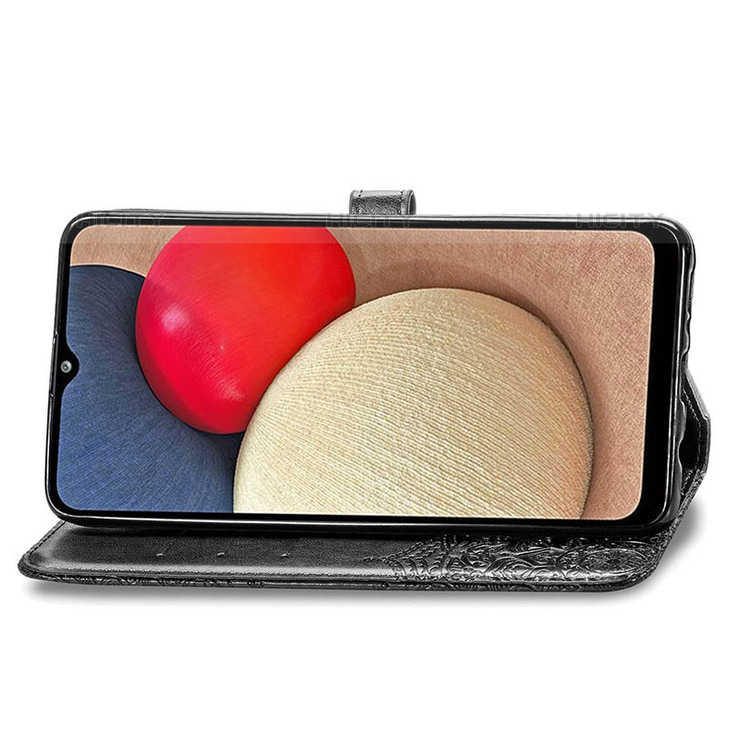 Funda de Cuero Cartera con Soporte Patron de Moda Carcasa para Samsung Galaxy M02s