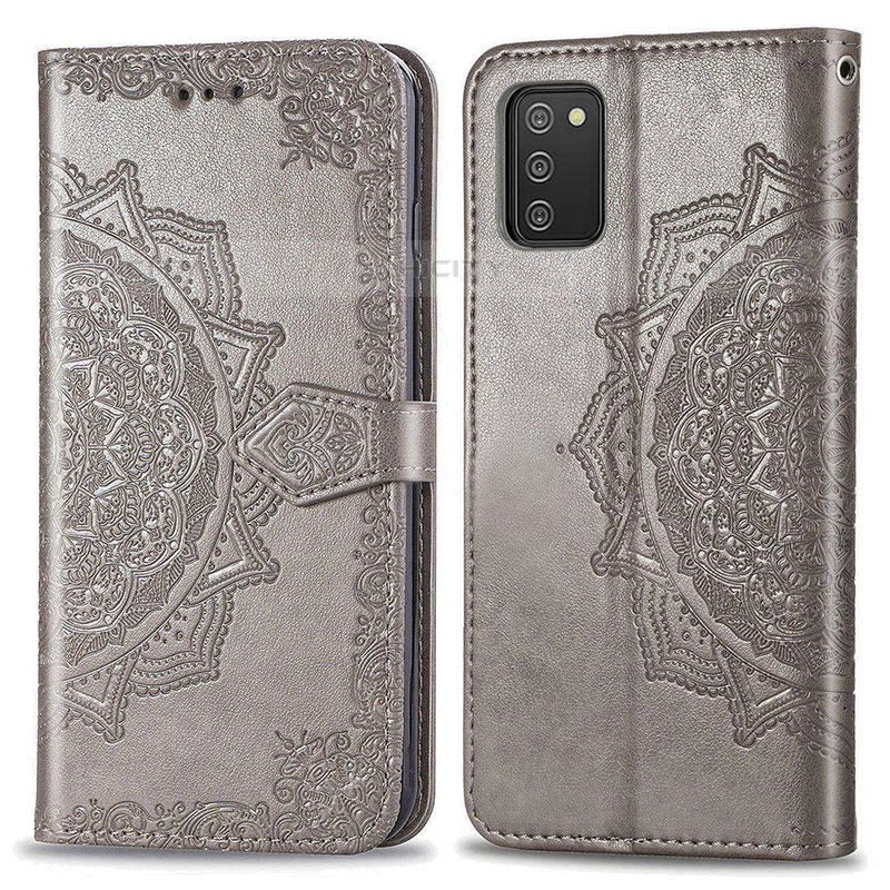 Funda de Cuero Cartera con Soporte Patron de Moda Carcasa para Samsung Galaxy M02s