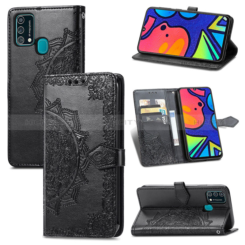 Funda de Cuero Cartera con Soporte Patron de Moda Carcasa para Samsung Galaxy M21s