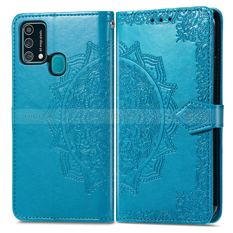 Funda de Cuero Cartera con Soporte Patron de Moda Carcasa para Samsung Galaxy M31 Prime Edition