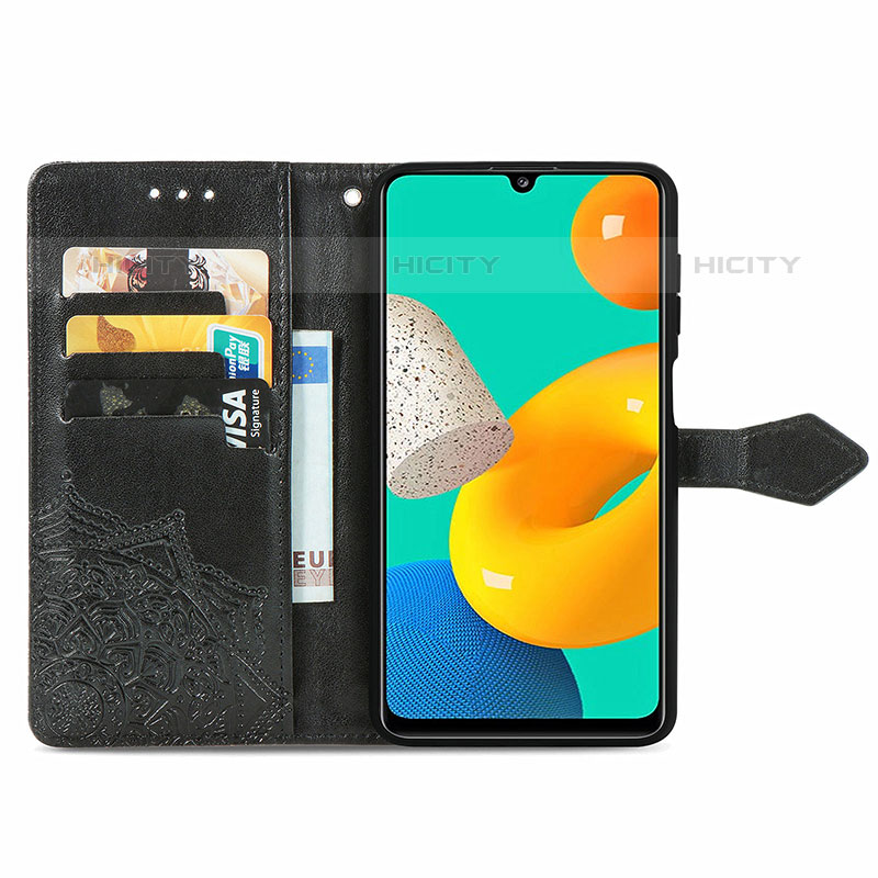 Funda de Cuero Cartera con Soporte Patron de Moda Carcasa para Samsung Galaxy M32 4G