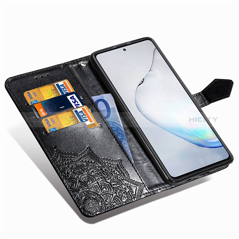 Funda de Cuero Cartera con Soporte Patron de Moda Carcasa para Samsung Galaxy M60s