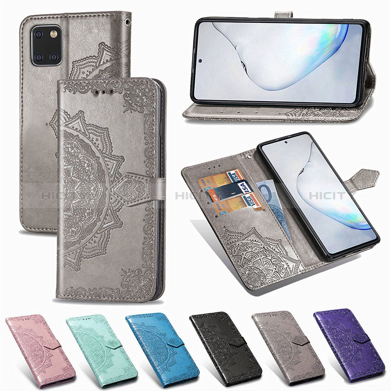 Funda de Cuero Cartera con Soporte Patron de Moda Carcasa para Samsung Galaxy M60s