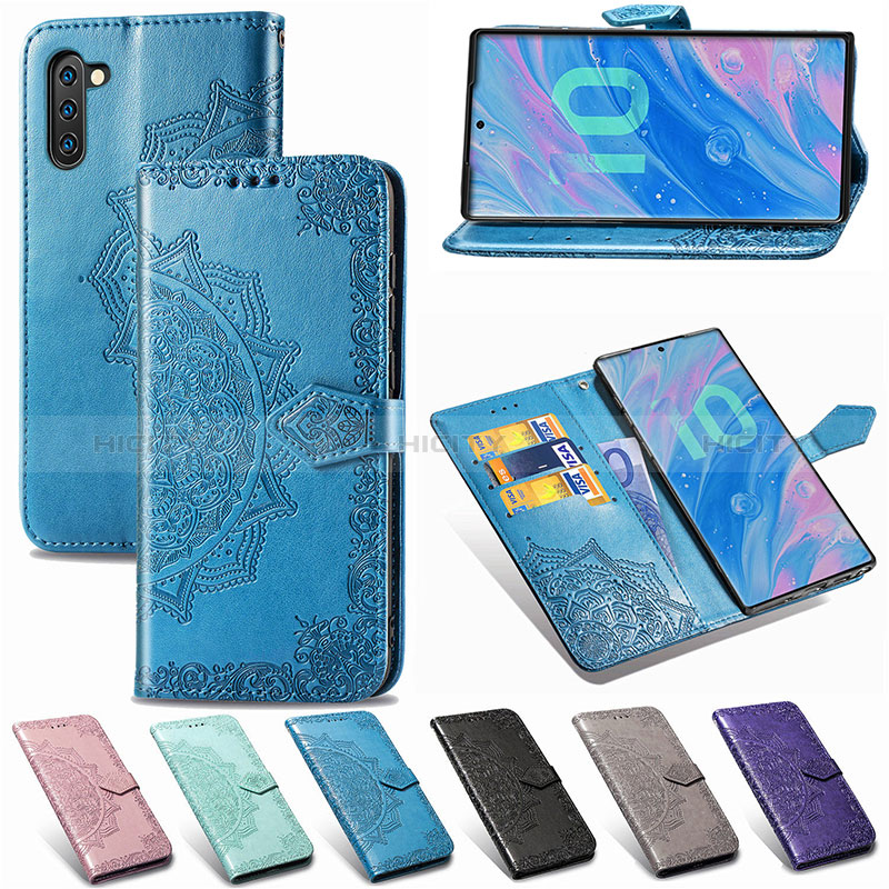 Funda de Cuero Cartera con Soporte Patron de Moda Carcasa para Samsung Galaxy Note 10 5G