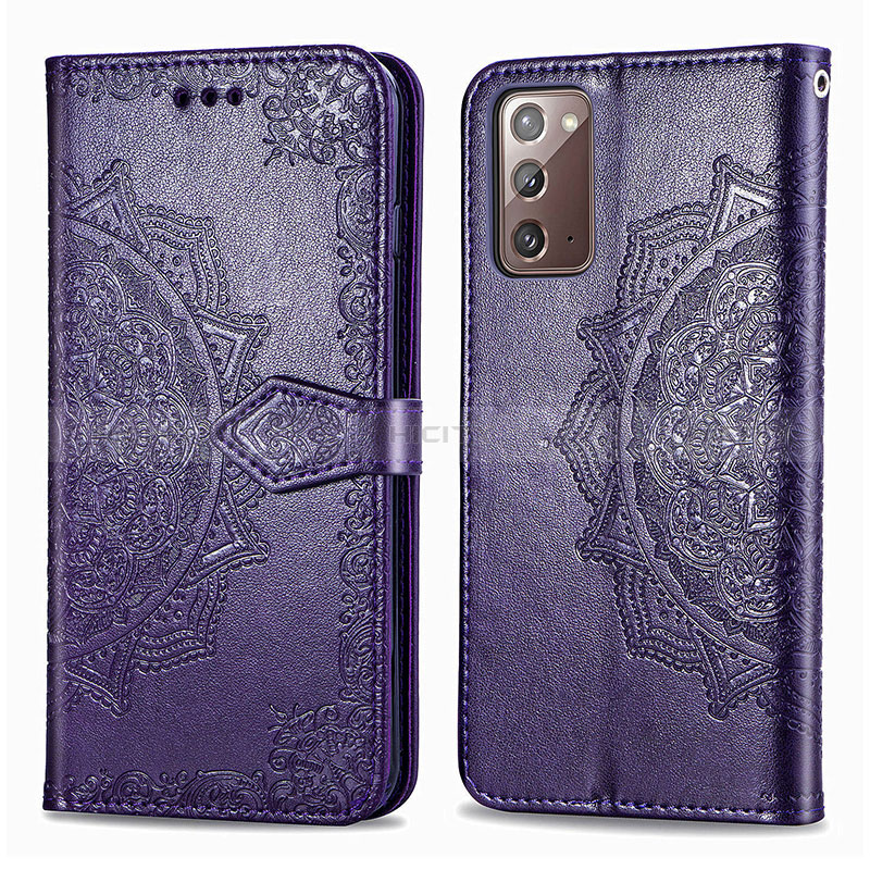 Funda de Cuero Cartera con Soporte Patron de Moda Carcasa para Samsung Galaxy Note 20 5G