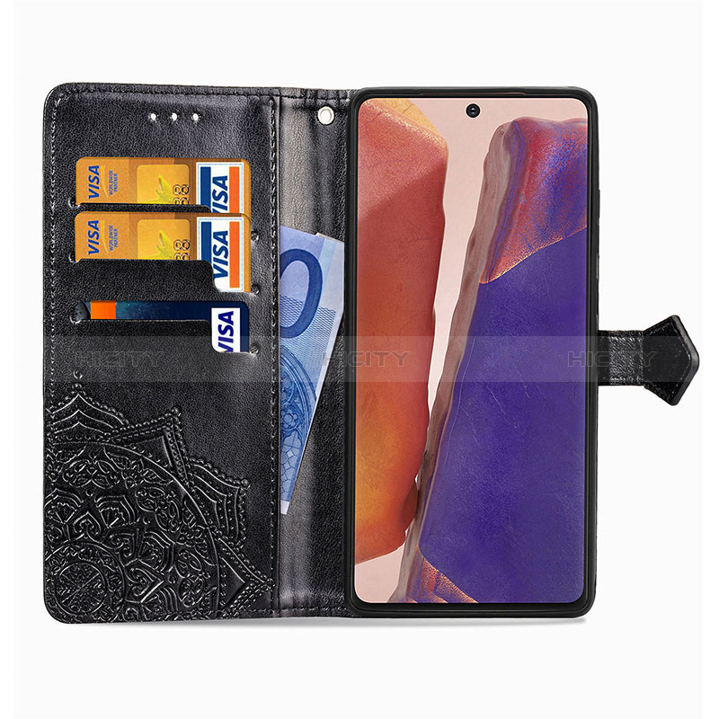 Funda de Cuero Cartera con Soporte Patron de Moda Carcasa para Samsung Galaxy Note 20 5G