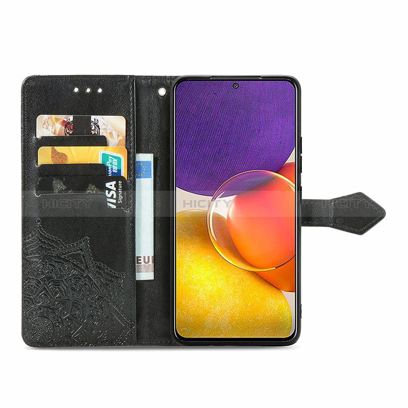 Funda de Cuero Cartera con Soporte Patron de Moda Carcasa para Samsung Galaxy Quantum2 5G