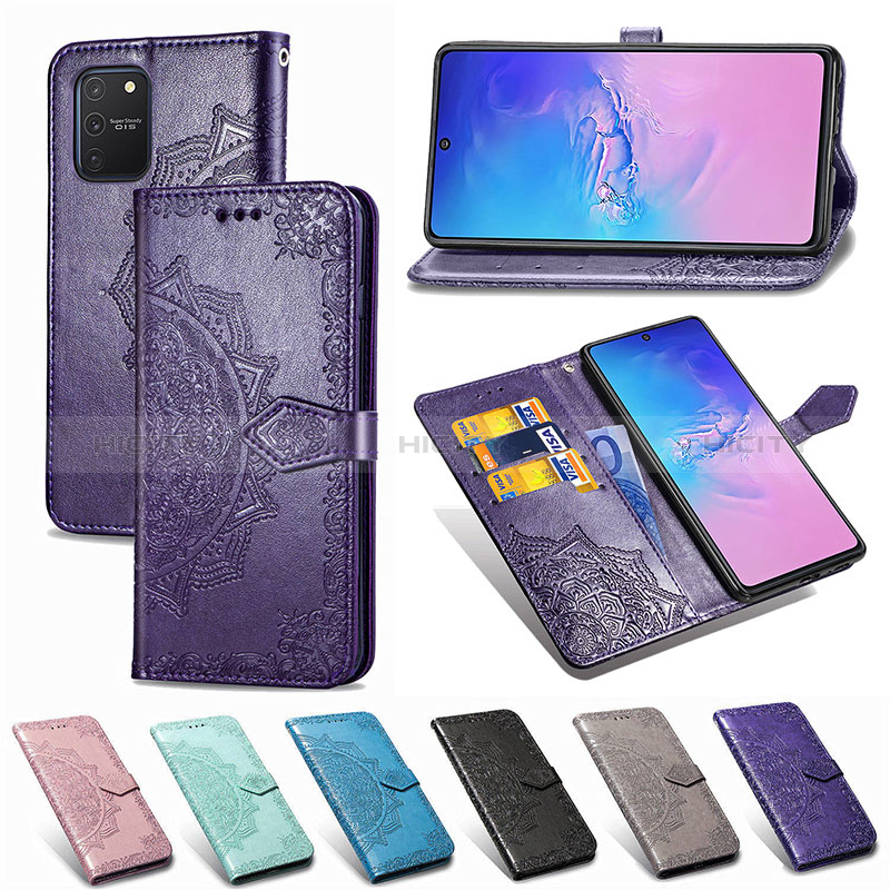 Funda de Cuero Cartera con Soporte Patron de Moda Carcasa para Samsung Galaxy S10 Lite