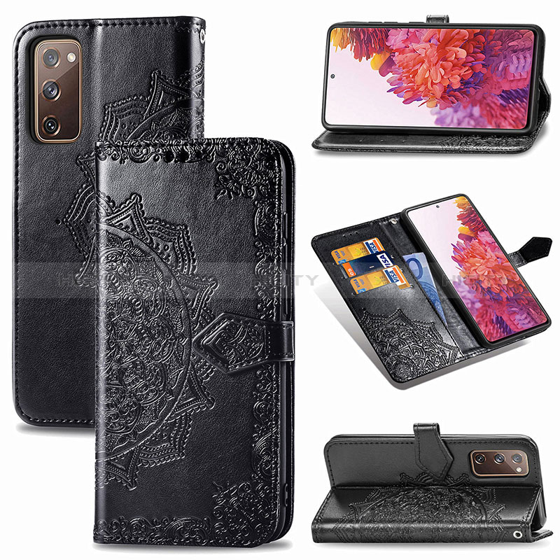 Funda de Cuero Cartera con Soporte Patron de Moda Carcasa para Samsung Galaxy S20 FE 5G