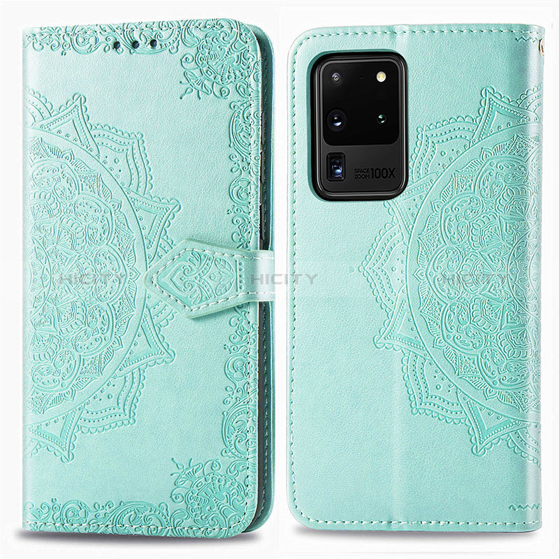 Funda de Cuero Cartera con Soporte Patron de Moda Carcasa para Samsung Galaxy S20 Ultra 5G