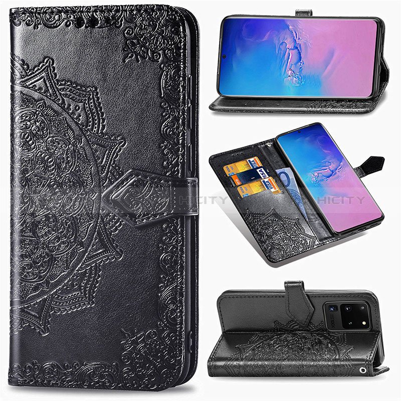 Funda de Cuero Cartera con Soporte Patron de Moda Carcasa para Samsung Galaxy S20 Ultra 5G