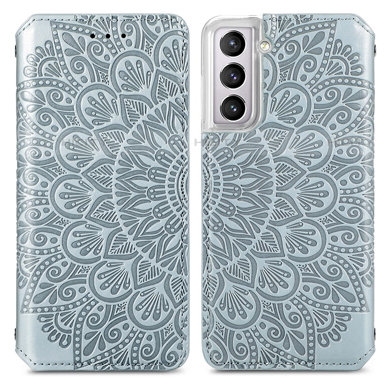 Funda de Cuero Cartera con Soporte Patron de Moda Carcasa para Samsung Galaxy S21 5G