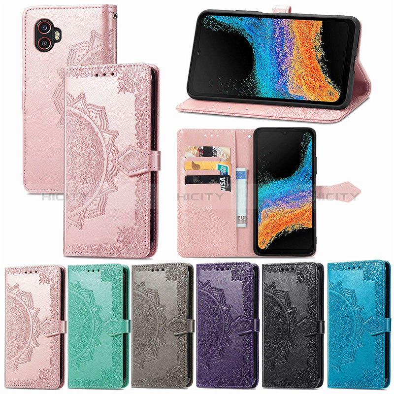 Funda de Cuero Cartera con Soporte Patron de Moda Carcasa para Samsung Galaxy XCover 6 Pro 5G