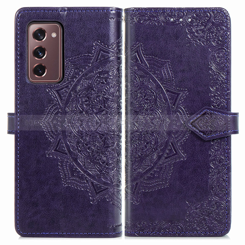 Funda de Cuero Cartera con Soporte Patron de Moda Carcasa para Samsung Galaxy Z Fold2 5G