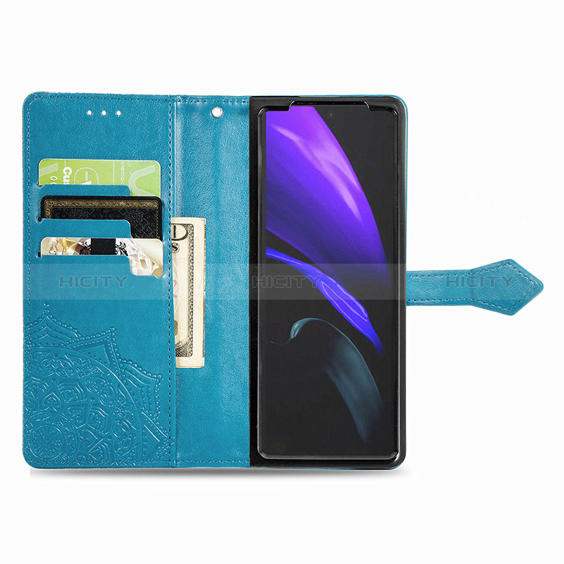 Funda de Cuero Cartera con Soporte Patron de Moda Carcasa para Samsung Galaxy Z Fold3 5G