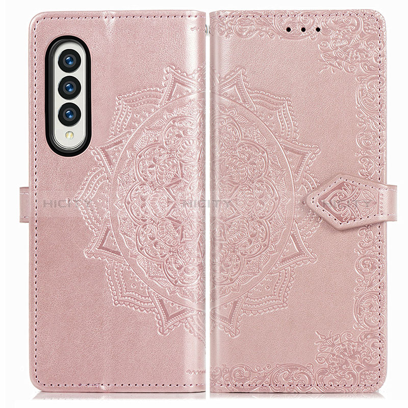 Funda de Cuero Cartera con Soporte Patron de Moda Carcasa para Samsung Galaxy Z Fold3 5G