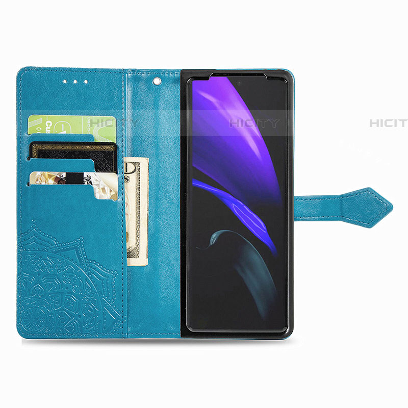 Funda de Cuero Cartera con Soporte Patron de Moda Carcasa para Samsung Galaxy Z Fold4 5G