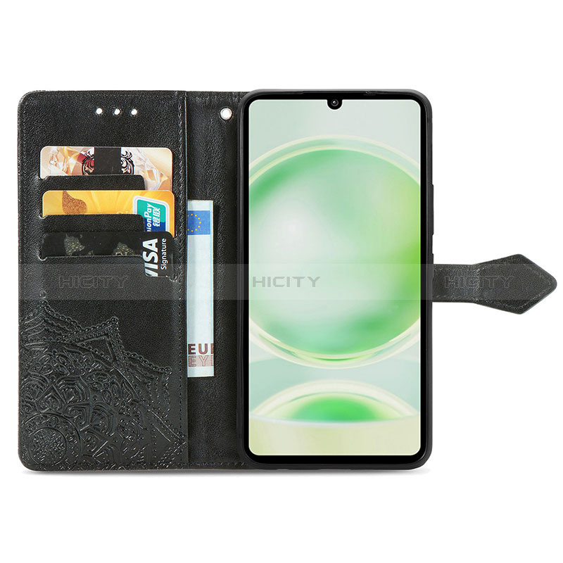 Funda de Cuero Cartera con Soporte Patron de Moda Carcasa para Sharp Aquos Sense8