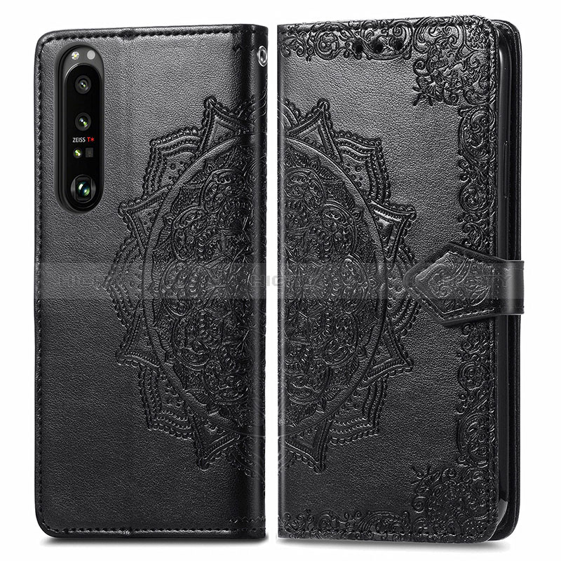 Funda de Cuero Cartera con Soporte Patron de Moda Carcasa para Sony Xperia 1 III