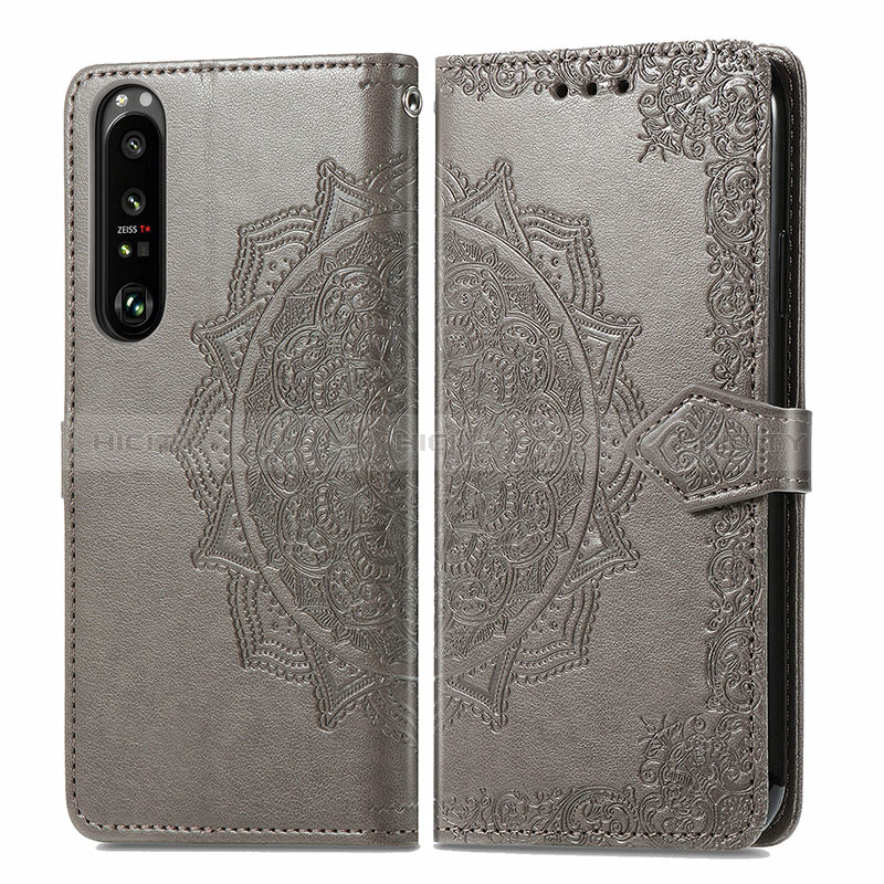 Funda de Cuero Cartera con Soporte Patron de Moda Carcasa para Sony Xperia 1 III