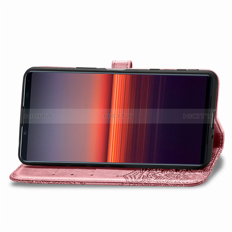 Funda de Cuero Cartera con Soporte Patron de Moda Carcasa para Sony Xperia 5 II