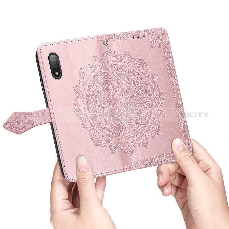 Funda de Cuero Cartera con Soporte Patron de Moda Carcasa para Sony Xperia Ace II