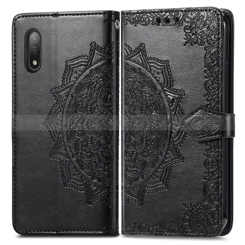 Funda de Cuero Cartera con Soporte Patron de Moda Carcasa para Sony Xperia Ace II