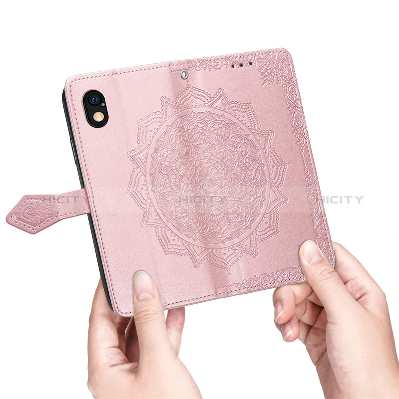 Funda de Cuero Cartera con Soporte Patron de Moda Carcasa para Sony Xperia Ace III