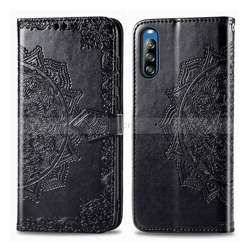 Funda de Cuero Cartera con Soporte Patron de Moda Carcasa para Sony Xperia L4