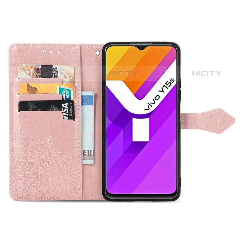 Funda de Cuero Cartera con Soporte Patron de Moda Carcasa para Vivo iQOO U5x