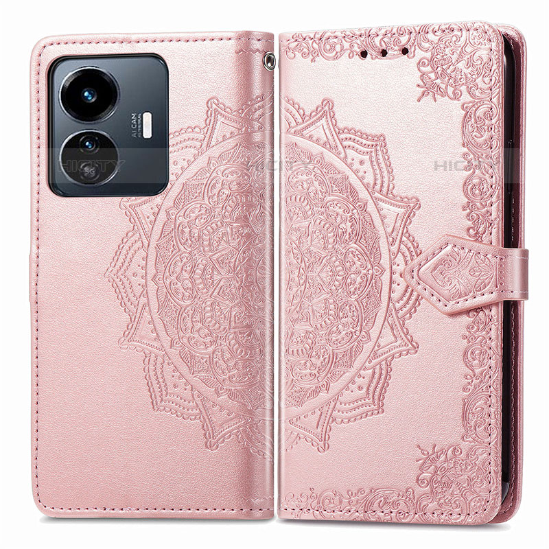 Funda de Cuero Cartera con Soporte Patron de Moda Carcasa para Vivo iQOO Z6 Lite 5G