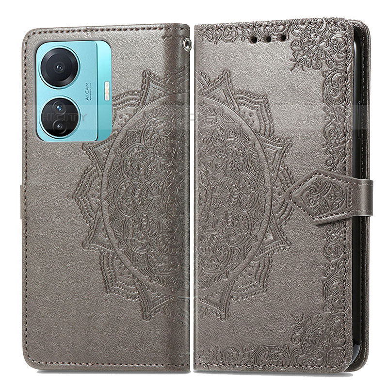 Funda de Cuero Cartera con Soporte Patron de Moda Carcasa para Vivo T1 Pro 5G