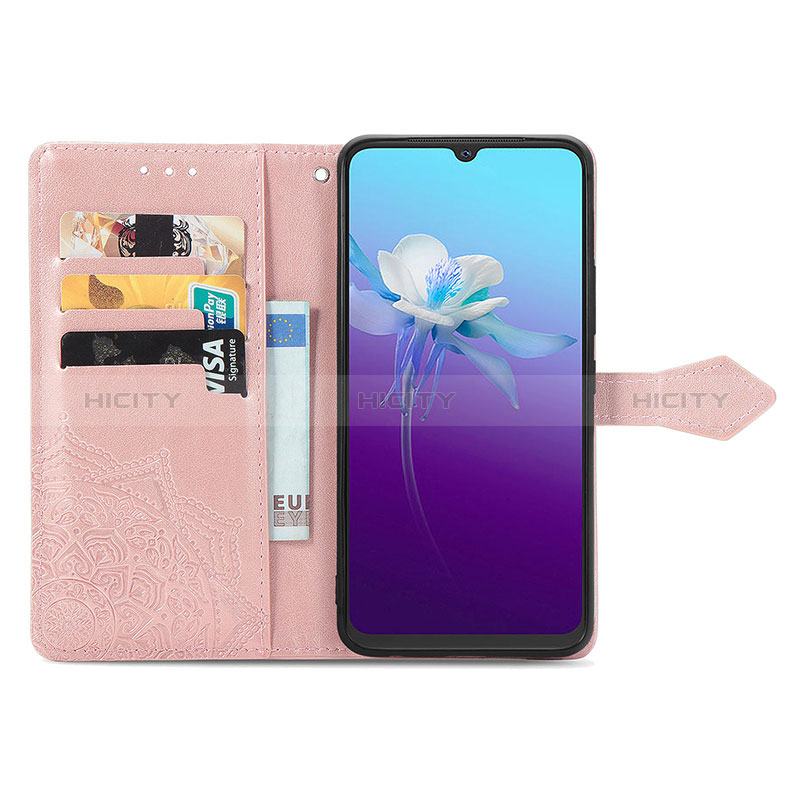 Funda de Cuero Cartera con Soporte Patron de Moda Carcasa para Vivo V20