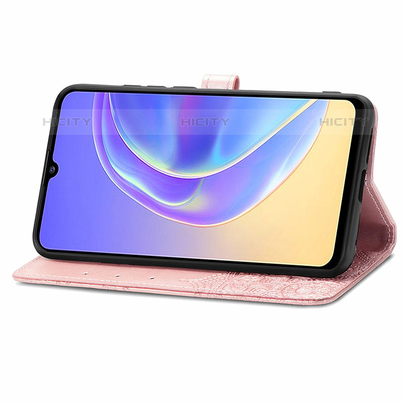 Funda de Cuero Cartera con Soporte Patron de Moda Carcasa para Vivo V21e 5G