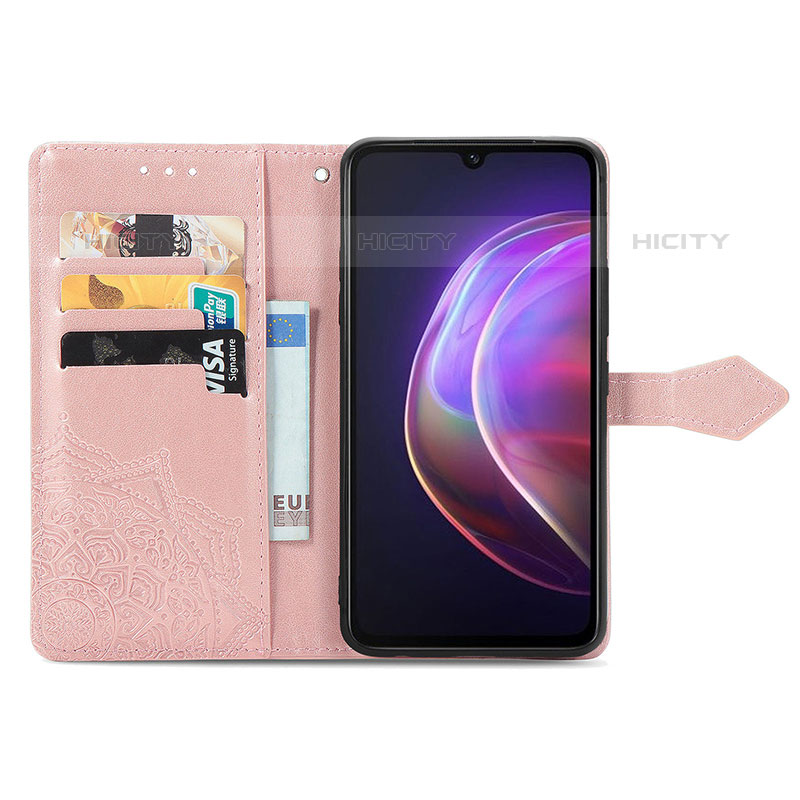 Funda de Cuero Cartera con Soporte Patron de Moda Carcasa para Vivo V21s 5G