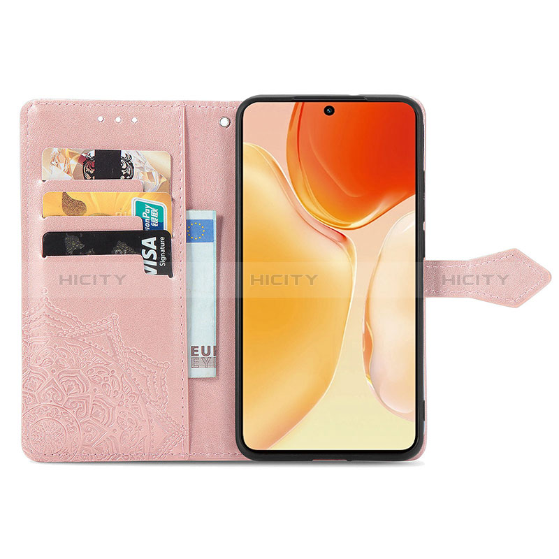 Funda de Cuero Cartera con Soporte Patron de Moda Carcasa para Vivo X70 Pro 5G