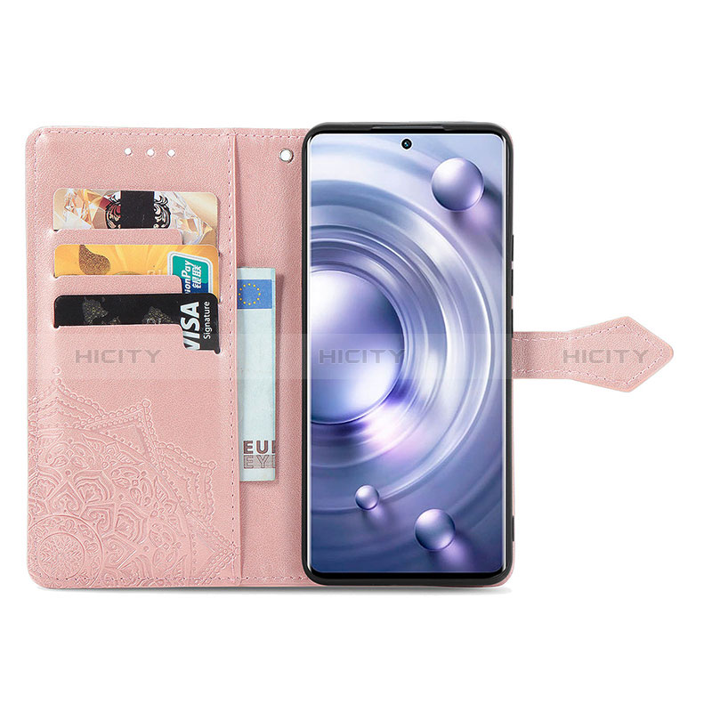 Funda de Cuero Cartera con Soporte Patron de Moda Carcasa para Vivo X80 Pro 5G