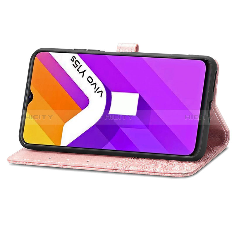 Funda de Cuero Cartera con Soporte Patron de Moda Carcasa para Vivo Y01