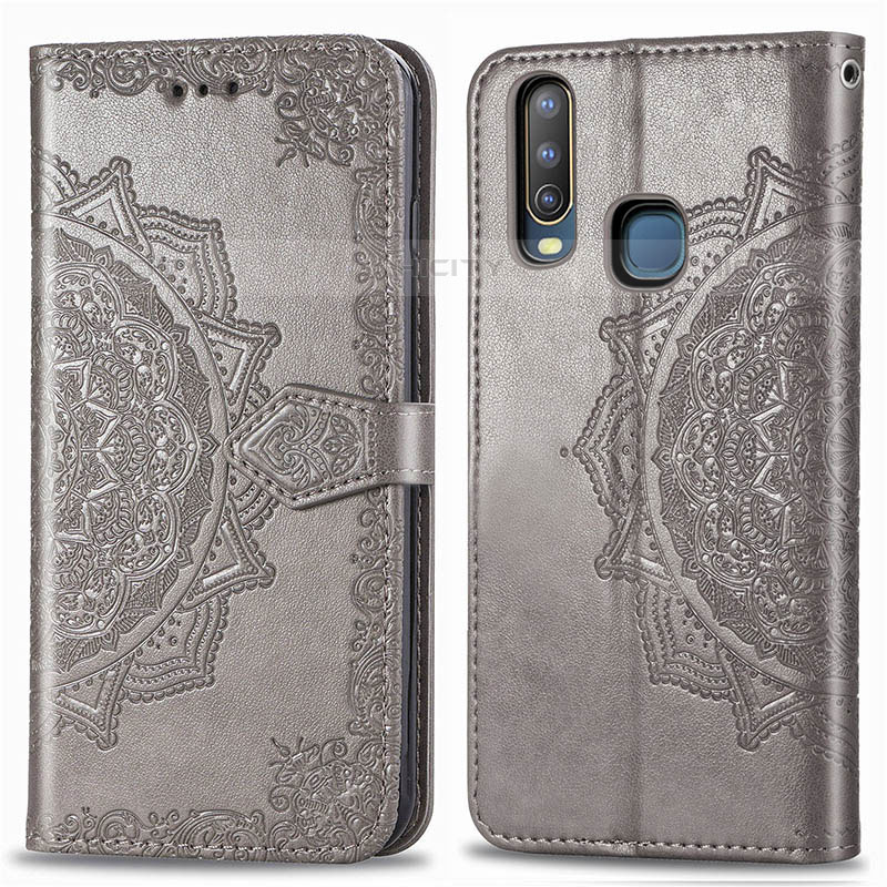 Funda de Cuero Cartera con Soporte Patron de Moda Carcasa para Vivo Y11