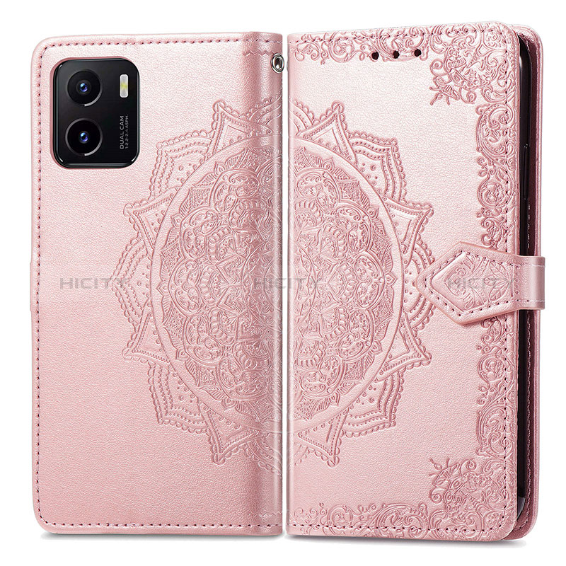 Funda de Cuero Cartera con Soporte Patron de Moda Carcasa para Vivo Y15A