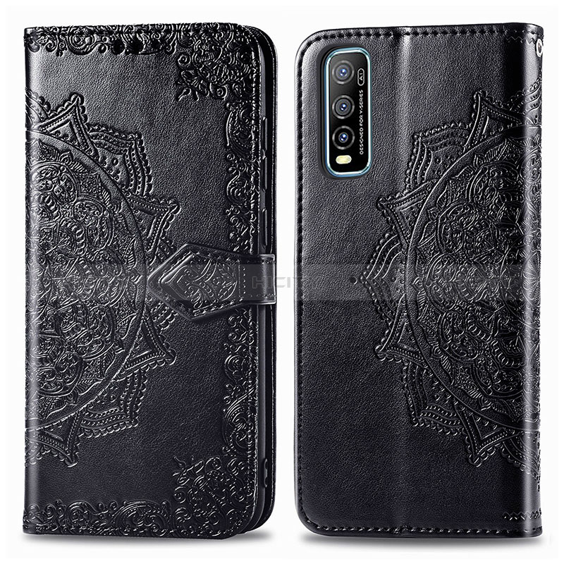 Funda de Cuero Cartera con Soporte Patron de Moda Carcasa para Vivo Y51s 5G