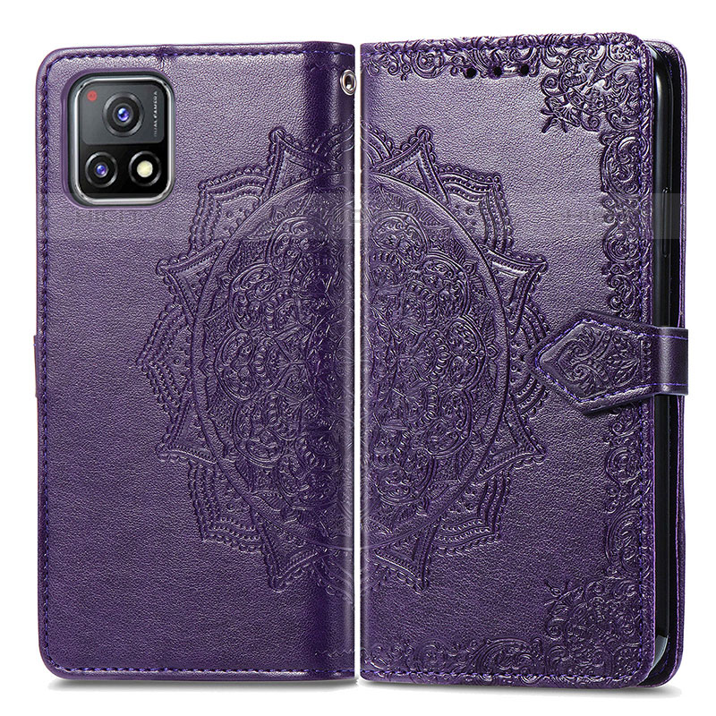 Funda de Cuero Cartera con Soporte Patron de Moda Carcasa para Vivo Y52s 5G